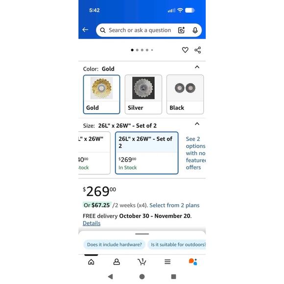 *New* 3D Metal 99 Names of Muhammad Wall Art Gold - Picture 3 of 7